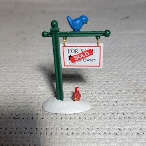 Dept 56 For Sale Sign